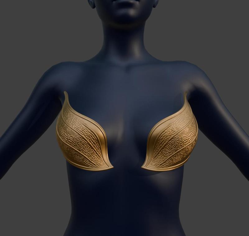 Leaves Bra Cups