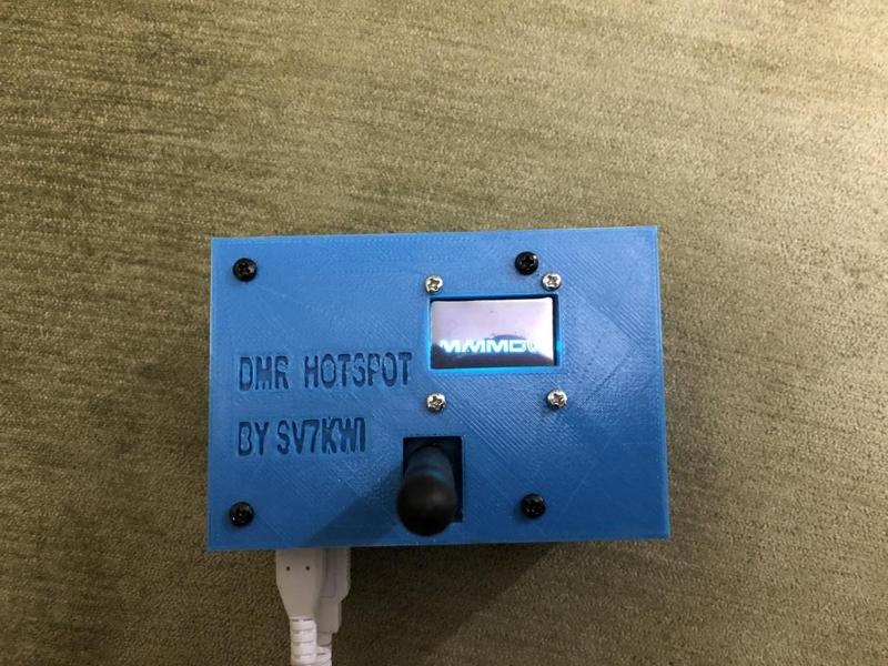 DMR HOTSPOT RPI3 WITH LIPO BATTERY
