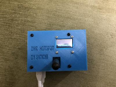 DMR HOTSPOT RPI3 WITH LIPO BATTERY