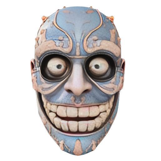 Grinning Tribal Mask