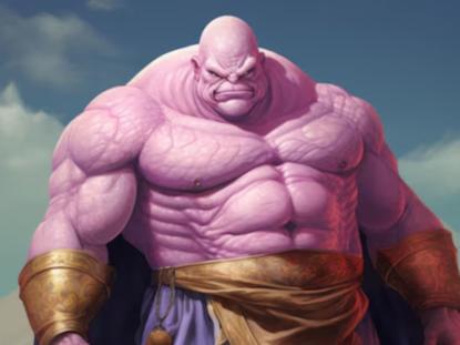 HueForge majin buu thanos