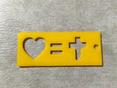 cross equals heart