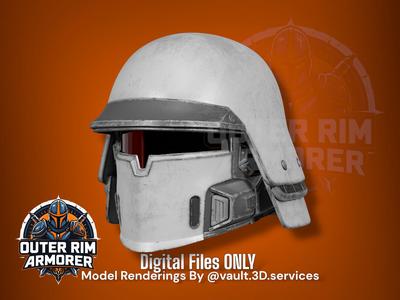 B-24 Enforcer Helmet from Helldivers 2 - Digital STL File Only