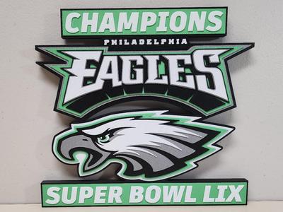 Philadelphia Eagles Wall Display