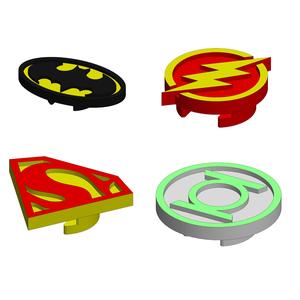 Custom Foam Clog Clip - DC Heroes
