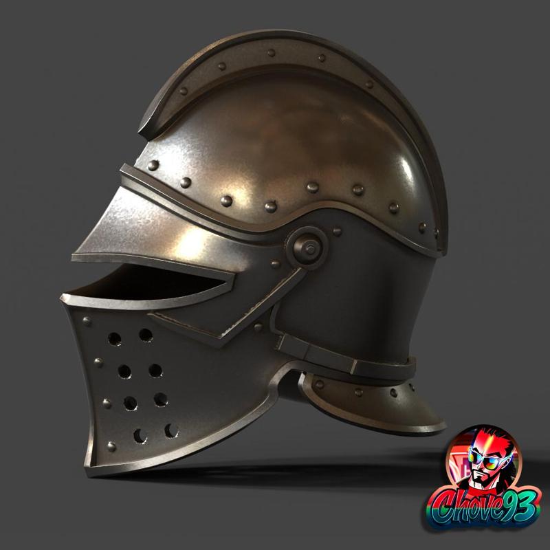 Medieval Soldier Helmet - Wearable