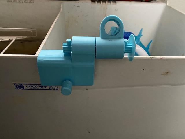 Garden Hose Mount/Holder for Wash Basin/Pool