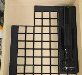 Gridfinity - 2x8 - Maglite 4D Cell Cradle