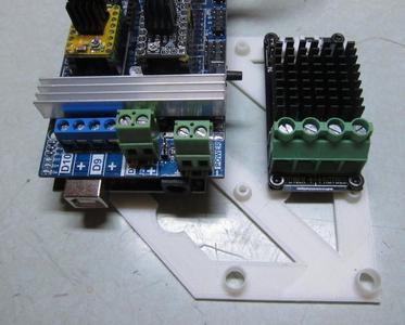 RAMPS controller adapter for Wanhao i3 / Maker Select with smaller mosfet