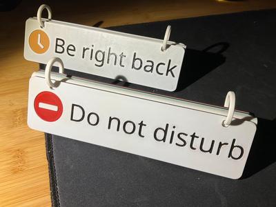 MS Teams alike status indicator for office desk