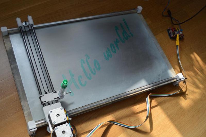 The selfdrawing painting