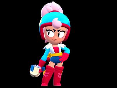 Janet Brawl Stars figurine