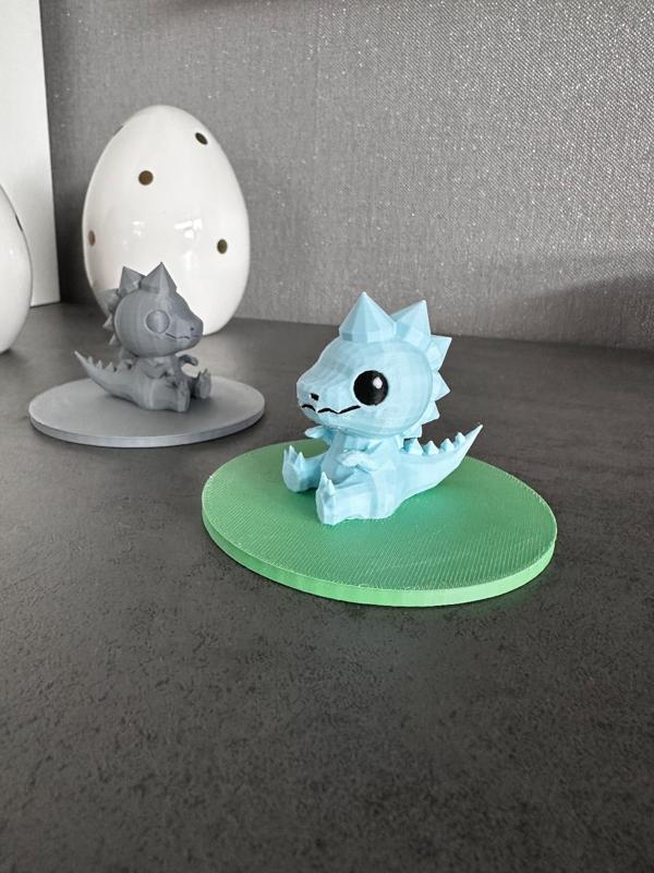 Cute Low Poly Dino / Low Polygon Dinosaurier