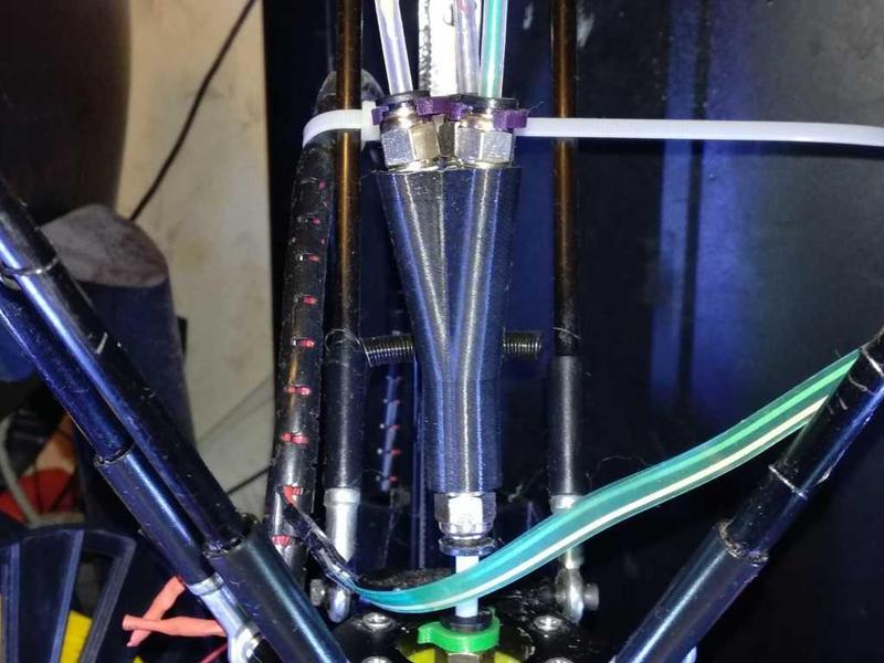 Cyclops triple color bowden splitter
