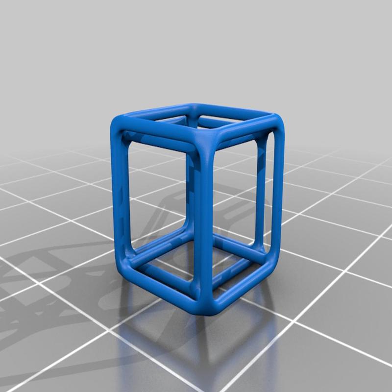Oblique Projection of a Hypercube