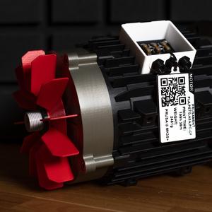 Fully 3D printed 3 phase motor - education version