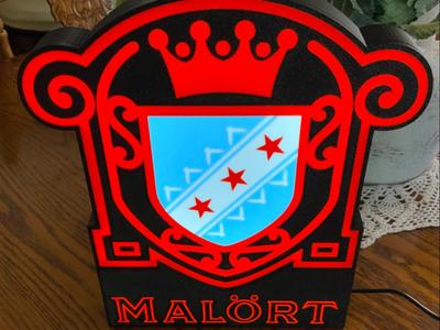 Malört LED Light Box with Optional Base 