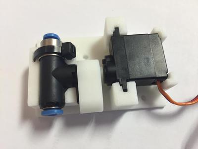 Servo operated valve