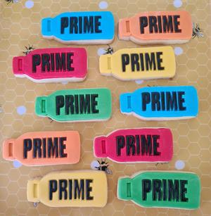 Prime Drink Bottle Cookie Cutter Stamper Embosser Set