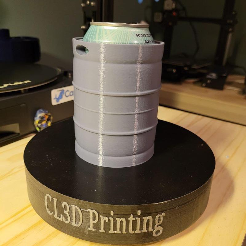 Beer Keg Can Koozie / Vase / Pen Holder