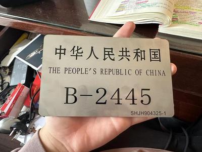China Southern Airlines B-2445 Retirement Commemorative Plaque Print-in-Place for a1mini