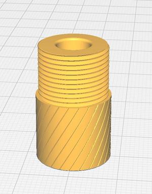 M 12 to M 15x1 adapter