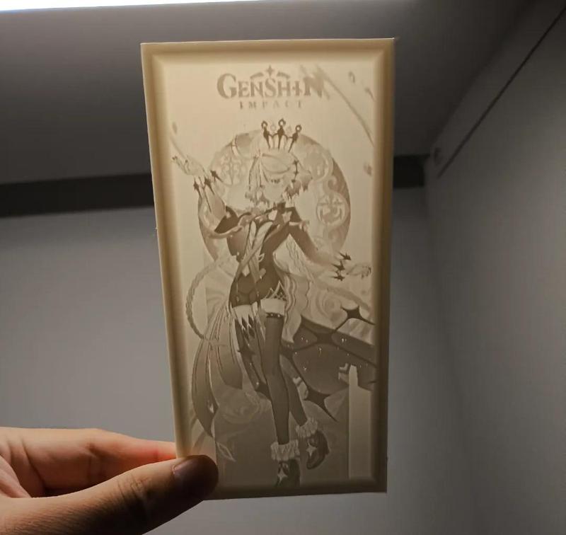 Genshin Impact Nahida Lithophane
