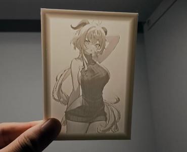 Genshin Impact Ganyu Final Battle Sweater Lithophane