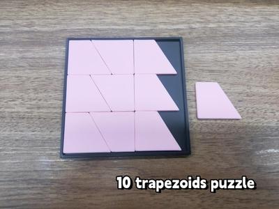 Ten trapezoid puzzle (level 8)