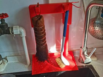 Kitchen drain rack