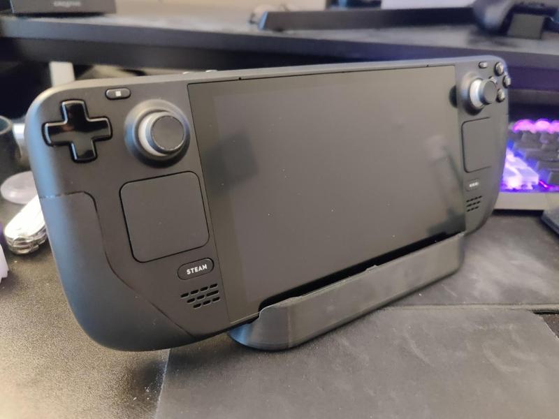 Larger Steam Deck Charger Cradle w/ stand (USA)