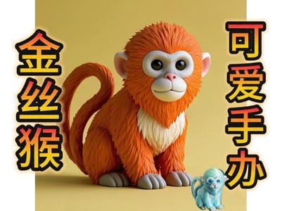 Adorable Golden Snub-nosed Monkey