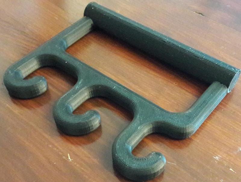 Bagholder with comforable handle