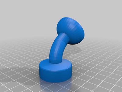 Small ergonomic watering can nozzle for bottle (Remix)