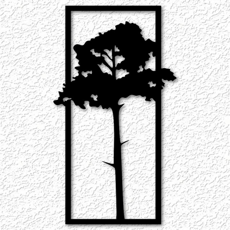 Prehistoric Tree wall art giant tree wall decor 2d art