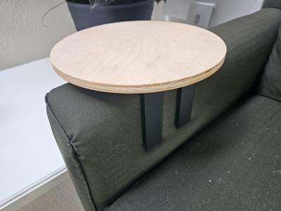 Slide-On Sofa Armrest Table