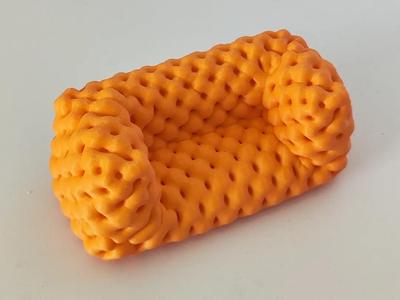 Soft Upholstered Perforated Sofa
