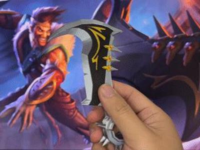 Draven's Fingertip Spinning Axe - Double Axe