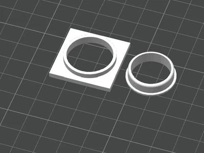 Airbrush filter, suitable for airbrushes with an inner diameter of 24mm or more, weighing only 2.3g