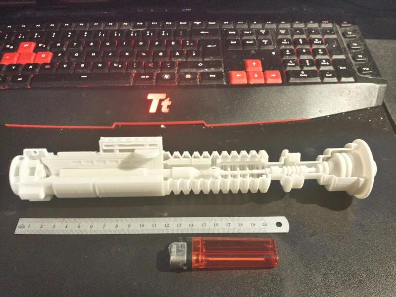 Detailed Sectioned Lightsaber - Remix