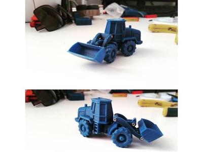 Easy to print Generic Front Loader (esc: 1:100)