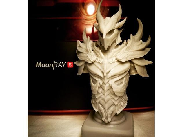 Elder Scrolls Skyrim Daedric Armor Bust
