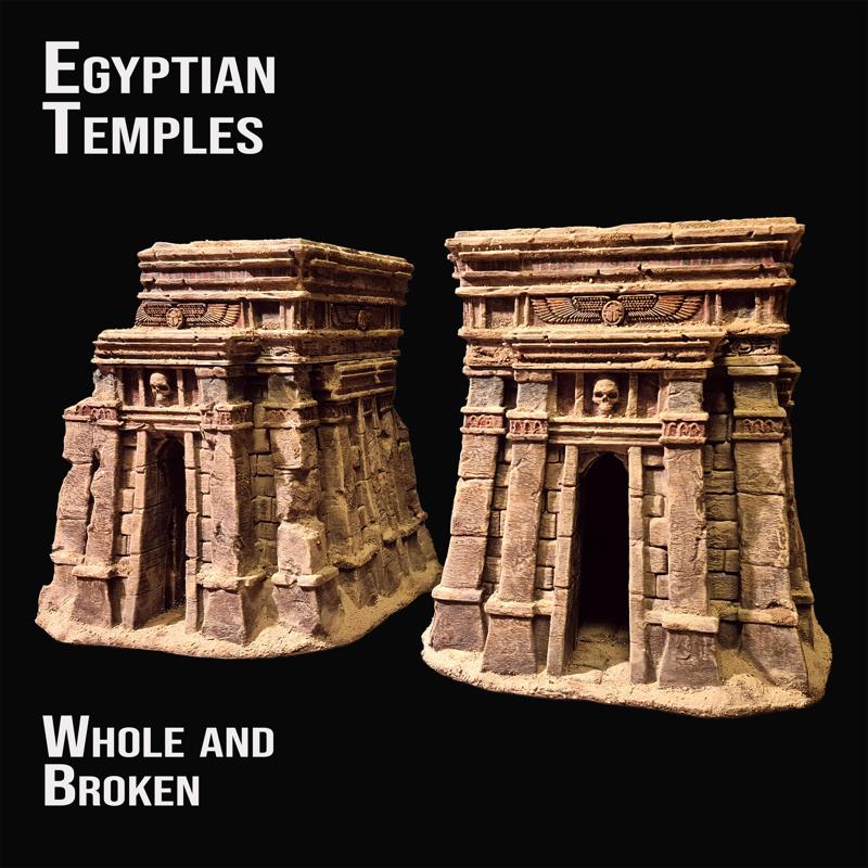 Egyptian Temple, Whole and broken, Tomb kings- Terrain