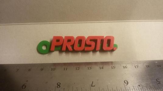 Prosto Logo Keychain
