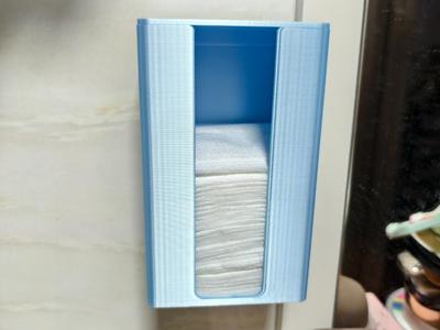 Cotton Pad Storage Box V2 Wall-mountable with Hanger