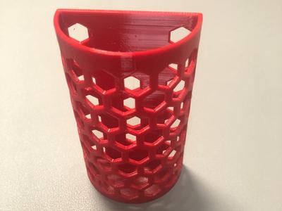 Wall-mounted Openwork Pen Holder