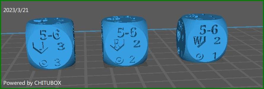 American Mecha Movement Modifier Dice