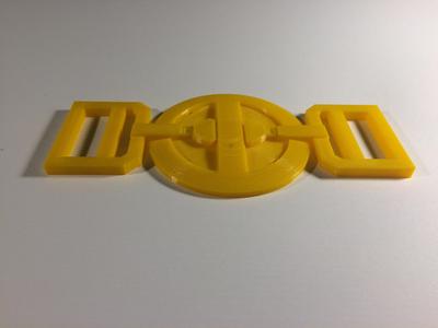 Deadpool Inspired Static Belt Buckle