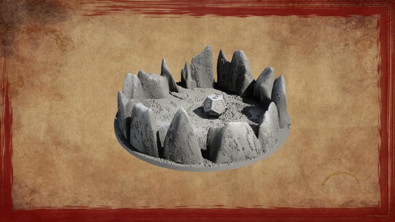 Rock Dice Tray