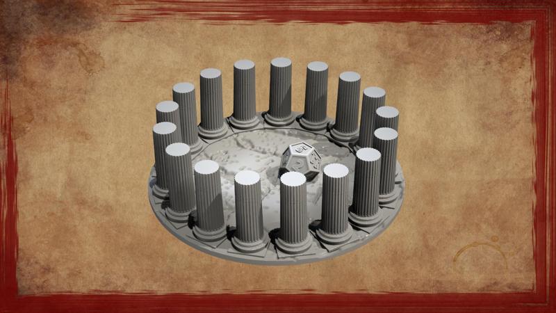 Columns Dice Tray